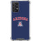 University of Arizona Primary Logo Blue Galaxy A72 5G Clear Case